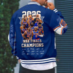 New York Knicks 2026 NBA Finals Champions Varsity Jacket - Image 3