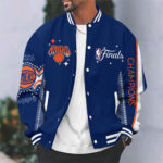 New York Knicks 2026 NBA Finals Champions Varsity Jacket - Image 2