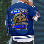 New York Knicks 2026 NBA Finals Champions Varsity Jacket - Image 3