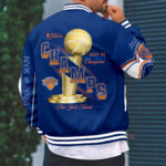 New York Knicks 2026 NBA Finals Champions Varsity Jacket - Image 3