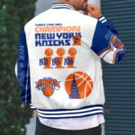 New York Knicks 2026 NBA Finals Champions Varsity Jacket - Image 3