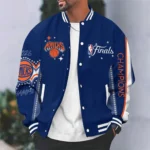 New York Knicks 2026 NBA Finals Champions Varsity Jacket - Image 2