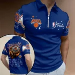New York Knicks 2026 NBA Finals Champions Zip Polo Shirt