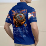 New York Knicks 2026 NBA Finals Champions Zip Polo Shirt - Image 3