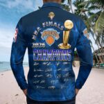 New York Knicks 2026 NBA Finals Champions Zip Polo Shirt - Image 4