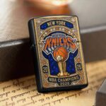 New York Knicks 2026 NBA Finals Champions Zippo Lighter Case (No Insert) - Image 3