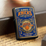New York Knicks 2026 NBA Finals Champions Zippo Lighter Case (No Insert) - Image 3