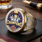 New York Knicks NBA Champions 2026 3D Engraved Ring