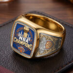 New York Knicks NBA Champions 2026 3D Engraved Ring - Image 4