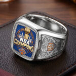 New York Knicks NBA Champions 2026 3D Engraved Ring - Image 3