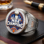 New York Knicks NBA Champions 2026 3D Engraved Ring - Image 2