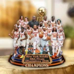 New York Knicks NBA Champions 2026 Custom Shape Acrylic Plaque