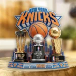 New York Knicks NBA Champions 2026 Custom Shape Acrylic Plaque