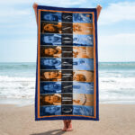 New York Knicks NBA Champions 2026 Rectangle Beach Towel - Image 2