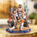 New York Knicks NBA Champions 2026 Custom Shape Acrylic Plaque