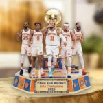 New York Knicks NBA Champions 2026 Custom Shape Acrylic Plaque