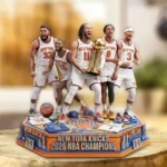 New York Knicks NBA Champions 2026 Custom Shape Acrylic Plaque