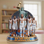 New York Knicks NBA Champions 2026 Custom Shape Acrylic Plaque - Image 2