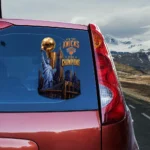 New York Knicks NBA Finals Champions 2026 3D Car Sticker