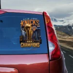 New York Knicks NBA Finals Champions 2026 3D Car Sticker