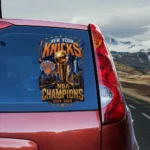 New York Knicks NBA Finals Champions 2026 3D Car Sticker