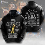 New York Knicks NBA Finals Champions 2026 3D Apparel - Image 2