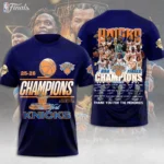 New York Knicks NBA Finals Champions 2026 3D Apparel