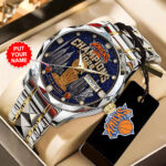 Personalized New York Knicks NBA Finals Champions 2026 Alloy Luxury Quartz Watch - Image 2