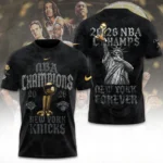 New York Knicks NBA Finals Champions 2026 3D Apparel