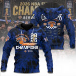 New York Knicks NBA Finals Champions 2026 3D Apparel - Image 3