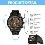 New York Knicks NBA Finals Champions 2026 Black Stainless Steel Watch - Image 5