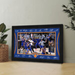 New York Knicks NBA Finals Champions 2026 Rectangle Canvas With Inner Frame - Image 2