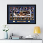 New York Knicks NBA Finals Champions 2026 Rectangle Canvas With Inner Frame