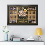 New York Knicks NBA Finals Champions 2026 Rectangle Canvas With Inner Frame
