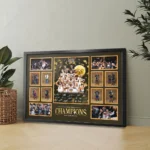 New York Knicks NBA Finals Champions 2026 Rectangle Canvas With Inner Frame - Image 2