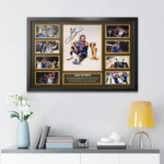 New York Knicks NBA Finals Champions 2026 Rectangle Canvas With Inner Frame