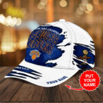 Personalized New York Knicks NBA Finals Champions 2026 Classic Cap - Image 3