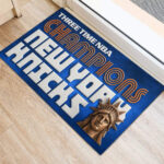 New York Knicks NBA Finals Champions 2026 Doormat - Image 3