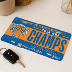 New York Knicks NBA Finals Champions 2026 License Plate - Image 2