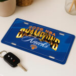 New York Knicks NBA Finals Champions 2026 License Plate - Image 2