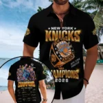 New York Knicks NBA Finals Champions 2026 Short Sleeve Button-Down Shirt