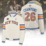 New York Knicks NBA Finals Champions 2026 Varsity Jacket