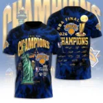 New York Knicks NBA Finals Champions 2026 3D Apparel