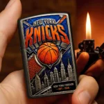 New York Knicks 2026 NBA Finals Champions Zippo Lighter Case (No Insert)