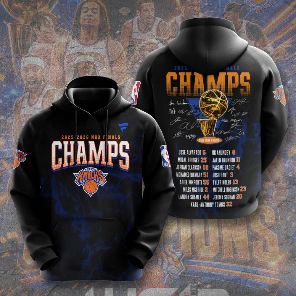 New York Knicks 2026 NBA Champions 3D Apparel - Image 3