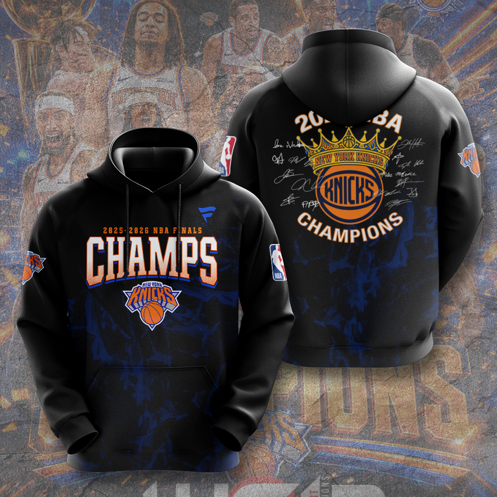 New York Knicks 2026 NBA Champions 3D Apparel - Image 3