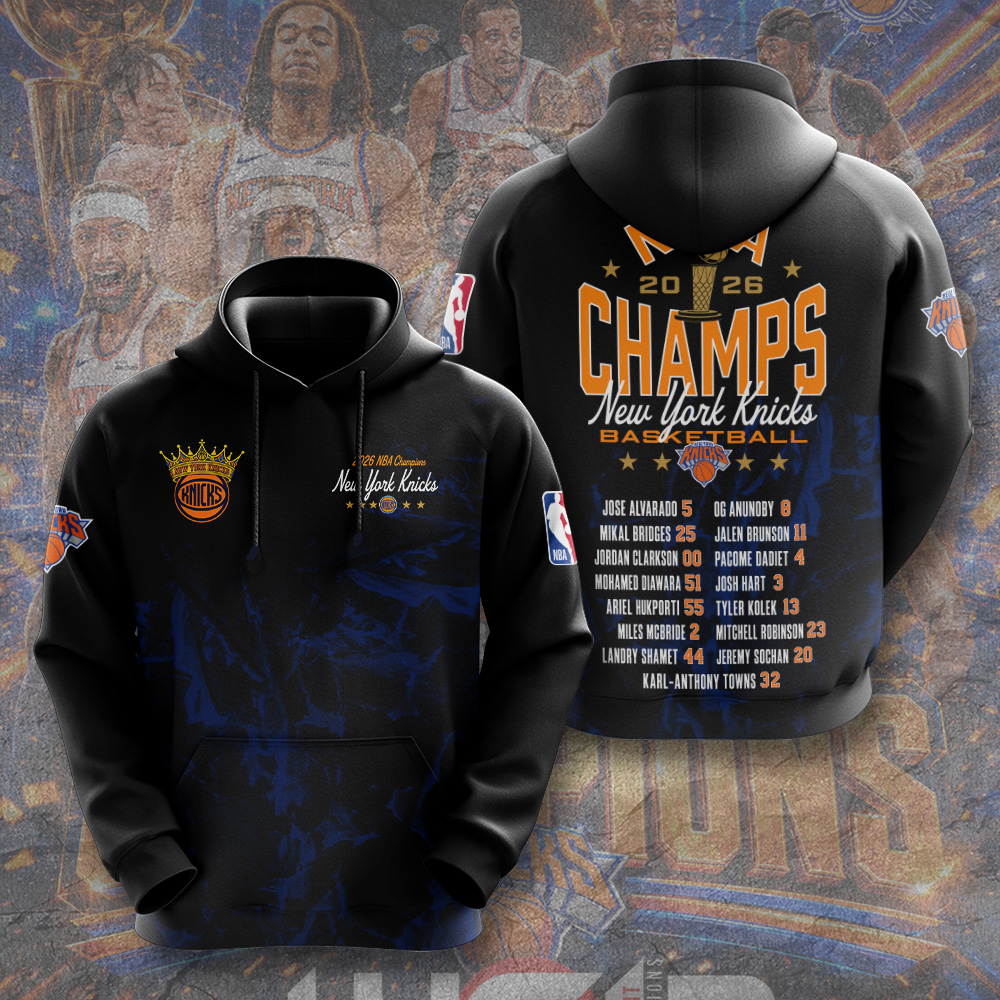 New York Knicks 2026 NBA Champions 3D Apparel - Image 3