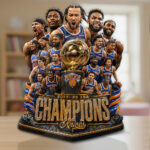 New York Knicks 2026 NBA Champions Custom Shape Acrylic Plaque - Image 2