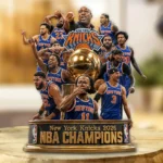 New York Knicks 2026 NBA Champions Custom Shape Acrylic Plaque