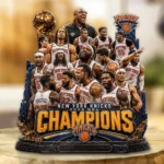 New York Knicks 2026 NBA Champions Custom Shape Acrylic Plaque